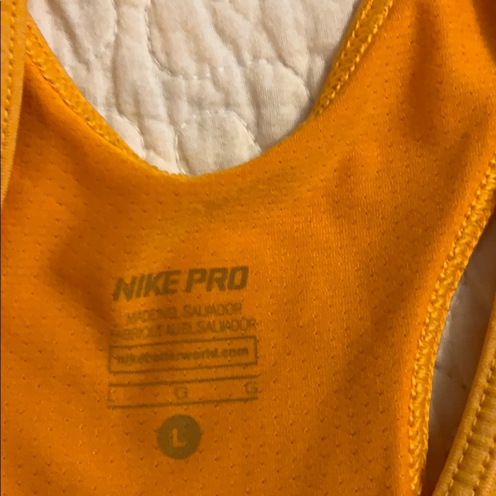 Nike pro women’s size L dri fit workout shirt - Picture 2 of 3